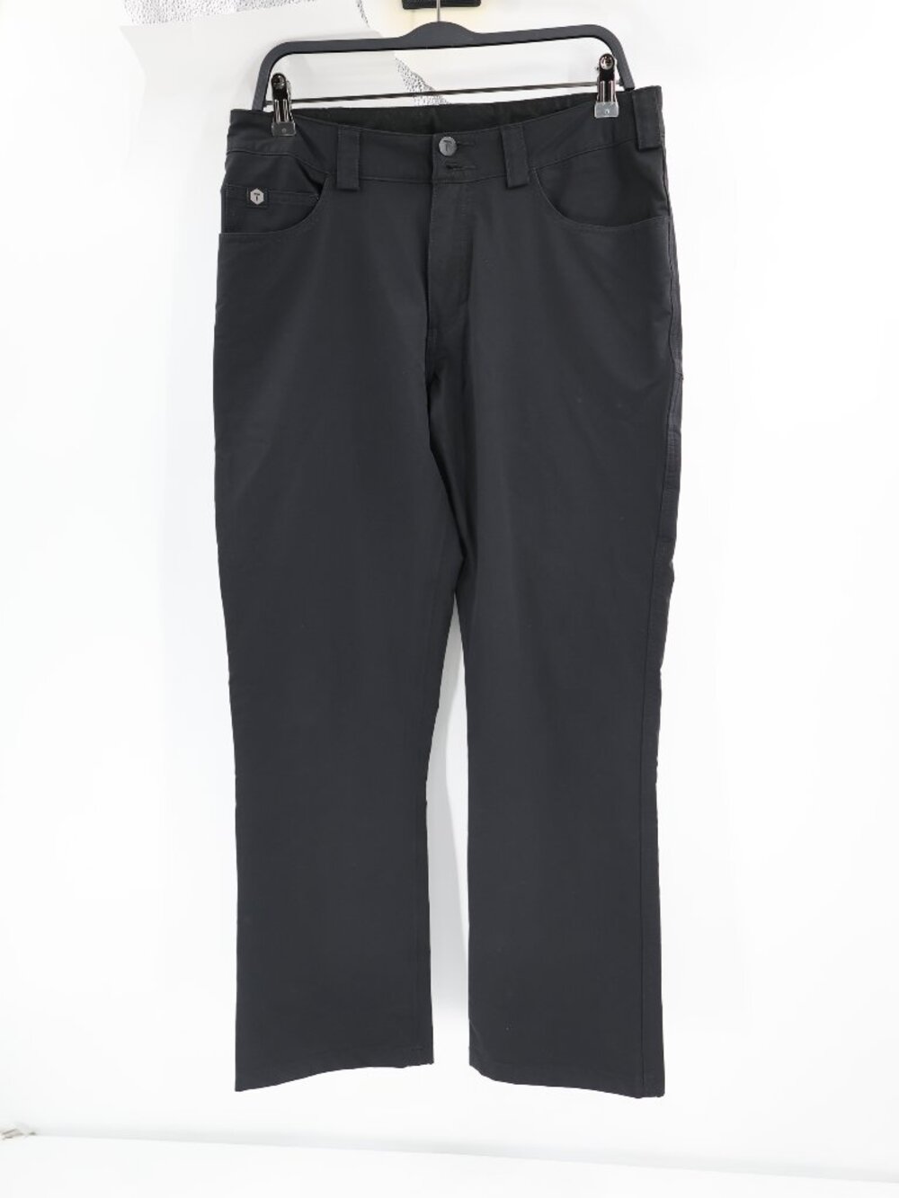 Truewerk Work Pants Mens 32 L29.5 BC1 Bootcut Flat Front Mid Rise 5 Pocket Black